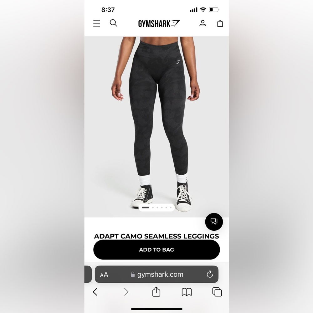 Gymshark ADAPT CAMO SEAMLESS LEGGINGS